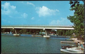 Ontario TRENT RIVER Village New Bridge over the Trent River  - Chrome