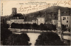 CPA Vesoul place de la REpublique l'Eglise (1273297)