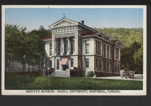 Canada Quebec MONTREAL Redpath Museum - McGill University ~ WB