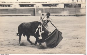 RP: Bull Fighting , Armillita , Pase Natural , Mexico , 1910-30s