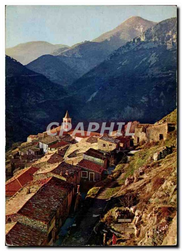 Modern Postcard The French Riviera miracle of nature The area around Menton A...