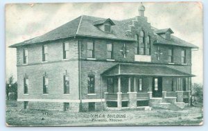 PARSONS, KS Kansas ~ Y.M.C.A. BUILDING 1909 Labette County Fraternal Postcard