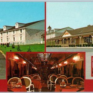 c1970s Enola PA Summerdale Junction Restaurant Quality Inn Oversized Postcard 3S