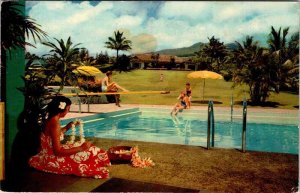 Postcard HOTEL SCENE Honolulu Hawaii HI AO6167