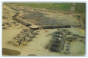 1965 Aerial View Of Chicago O Hare International Airport Chicago IL Postcard