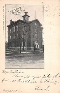 Crestune Ohio High School Vintage Postcard AA105075