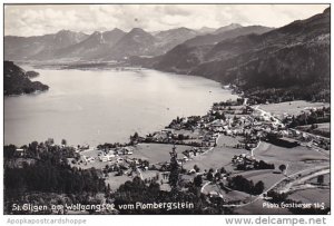 Austria St Gilgen am Wolfgangsee vom Plombergstein Real Photo