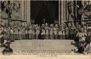 CPA ORLÉANS Anniversaire de la Délivrance 1909 S.E. le Cardinal LUCON (608846)