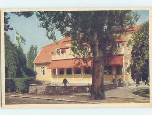 Pre-Chrome HOTEL SCENE Borgholm Sweden F6574