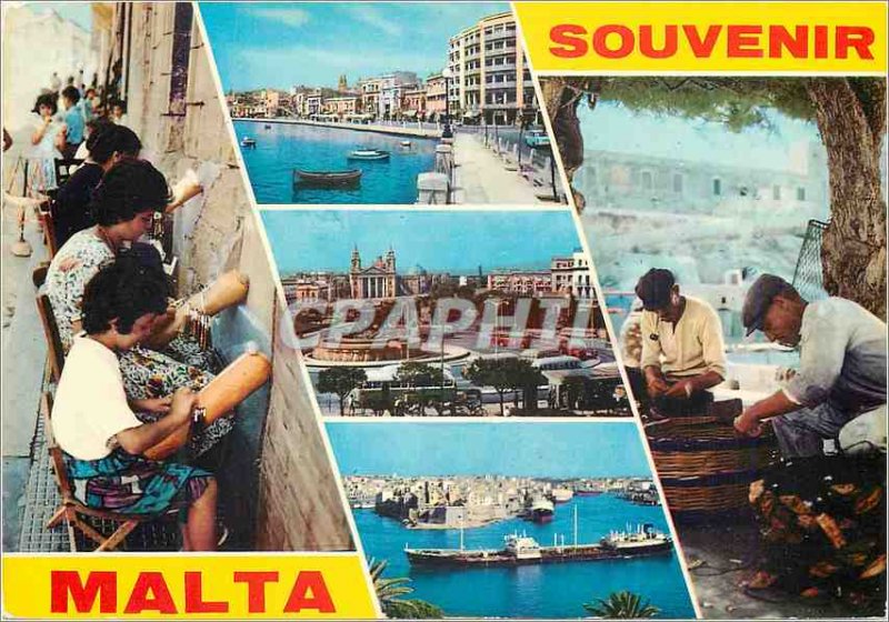 Modern Postcard Souvenir Malta
