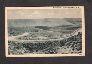 NM Picacho West of Roswell New Mexico Postcard Road Vintage