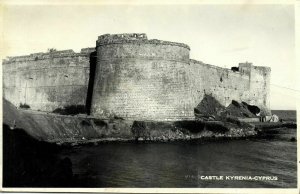 cyprus, KYRENIA, Castle (1962) RPPC Postcard