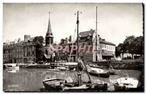 Modern Postcard Honfleur The Vieux Bassin and the Boat Museum