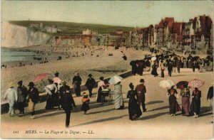 CPA MERS-les-BAINS La Plage et la Digue (807343)