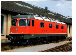 Swiss Federal Railways, Electric Locomotive, 1984  Murgenthal, Switzerland