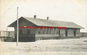Depot, South Dakota, Faith, RPPC, Chicago Milwaukee & St Paul Railroad Station