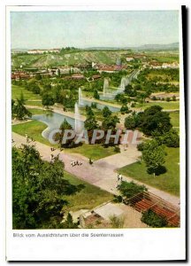 Postcard Modern Höhenpark Killesberg Blick vom Aussichtsturm uber die Seente...