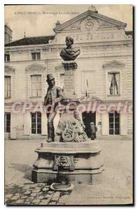 Postcard Ancient Monument Adolphe Adam Longjumeau City Hall