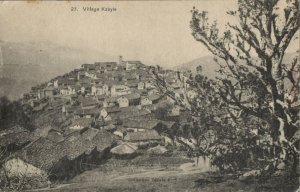 algeria, Kabyle Village, Panorama (1910s) Postcard