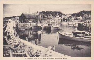 Massachusetts Rockport A Summer Day At The Old Wharves