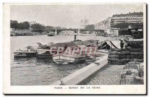 Postcard Old Paris Bords de Seine