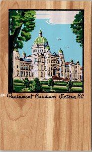 Parliament Buildings Victoria BC Unused Gift Craft Ltd Postcard G9