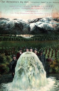 C 1910 Big Water Well Oranges San Bernardino California Vintage Postcard F47