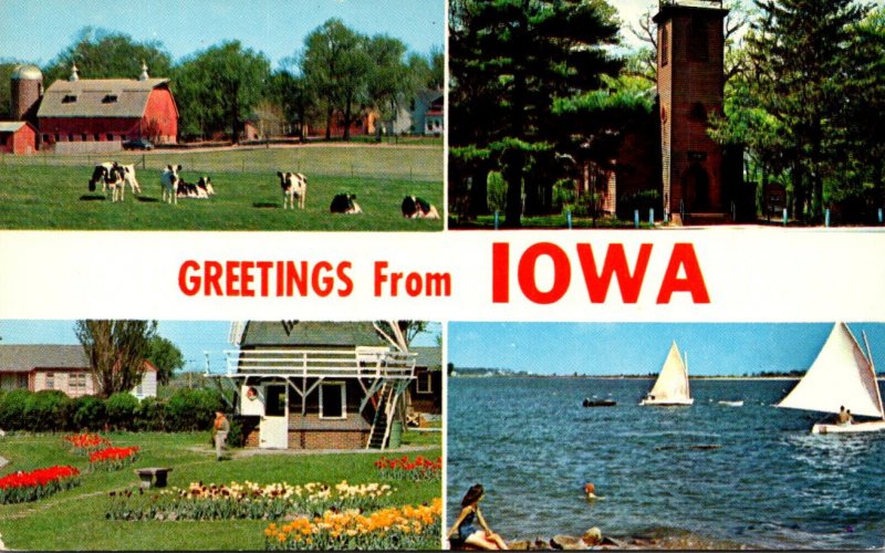 Greetings From Iowa Split View