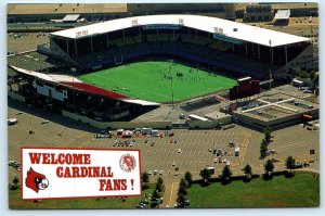 UNIVERSITY of LOUISVILLE, Kentucky KY ~ CARDINAL STADIUM Football 4x6 Postcard