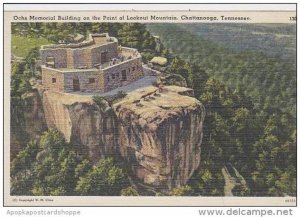 Tennessee Chattanooga Ochs Memorial Building On The Point Of Lookout Mountain