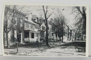 FREDERICK MD Record Street Early Town View of Homes Repro Postcard Q9