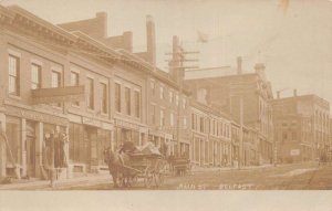 Belfast Maine Main Street Hardware Store Real Photo Postcard AA69760