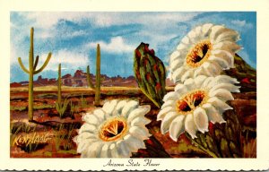 Arizona State Flower The Saguaro Cactus Blossom