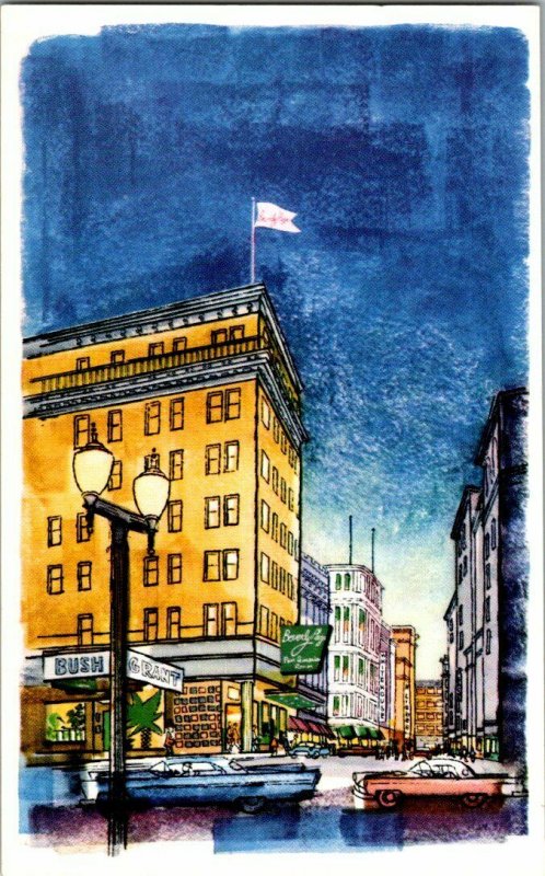 Beverly - Plaza Hotel San Francisco Calif. Vintage Postcard Standard View Card