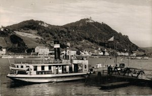 Germany Blick Über den Rhein in Königswinter und Drachenfels RPPC 06.52