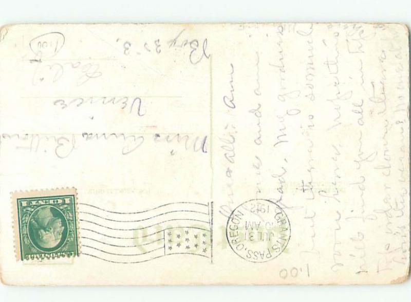 Pre-Linen Comic TWO MEN SHAKING HANDS AB8887