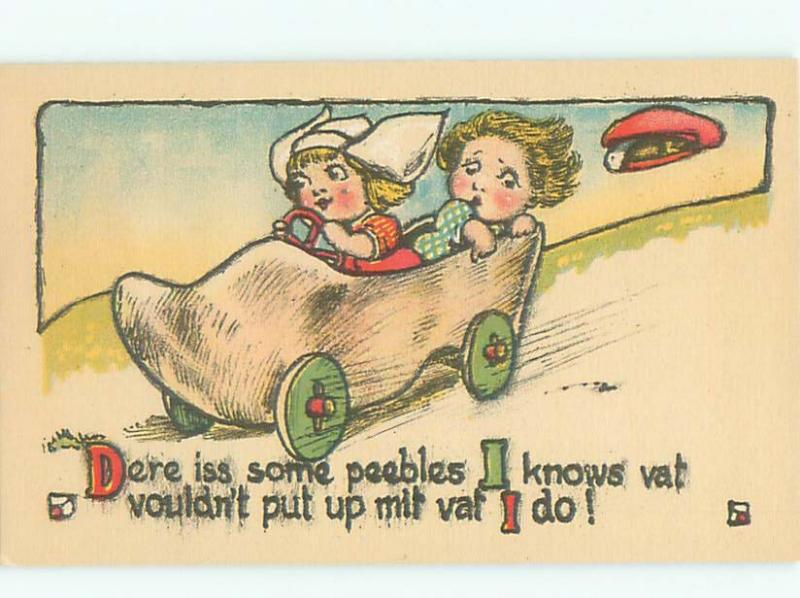 Divided-Back CHILDREN SCENE Great Postcard AA5754