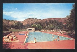 LOVELAND COLORADO SYLVAN DALE GUEST RANCH SWIMMING POOL VINTAGE POSTCARD