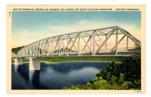 TN - South Holston Reservoir. Butler Memorial Bridge