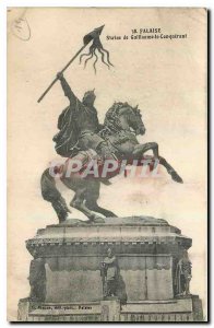 Postcard Old Palaise Statue of William the Conqueror