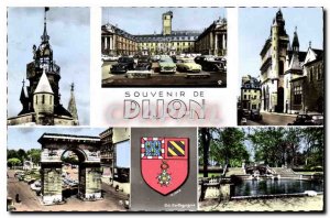 Old Postcard Dijon Cote d'Or Jacquemart Bourgne Palace of the Dukes Notre Dam...