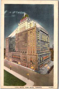 Postcard HOTEL SCENE Toronto Ontario ON AL4641