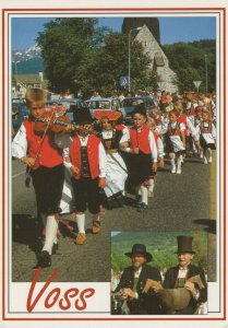 Norway Postcard - Folketog Pa Voss - Children in Procession   RR7695