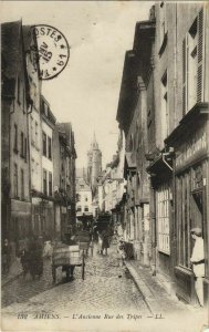 CPA AMIENS Ancienne Rue des Tripes (18272)