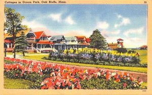 Cottages in Ocean Park Oak Bluffs, Massachusetts