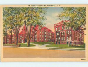 Unused Linen ST. BERNARD SEMINARY BUILDING Rochester New York NY J8251