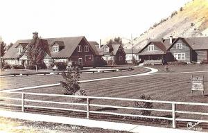 Jackson WY St Johns Hospital Signed Sanborn Real Photo RPPC Postcard