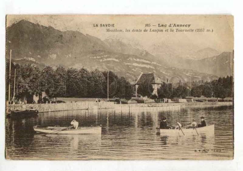 401610 FRANCE SAVOIE Lac d'Annecy Vintage RPPC 