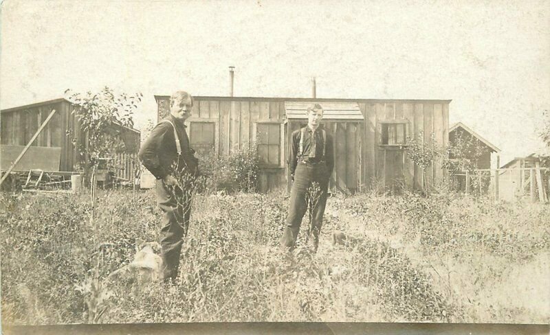 C-1910 Tacoma Washington Rovney Out Buildings RPPC Photo Postcard 20-8304 