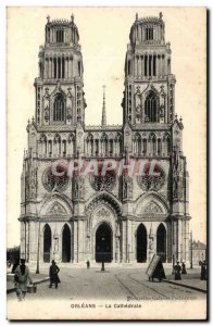 Orleans Old Postcard The cathedral